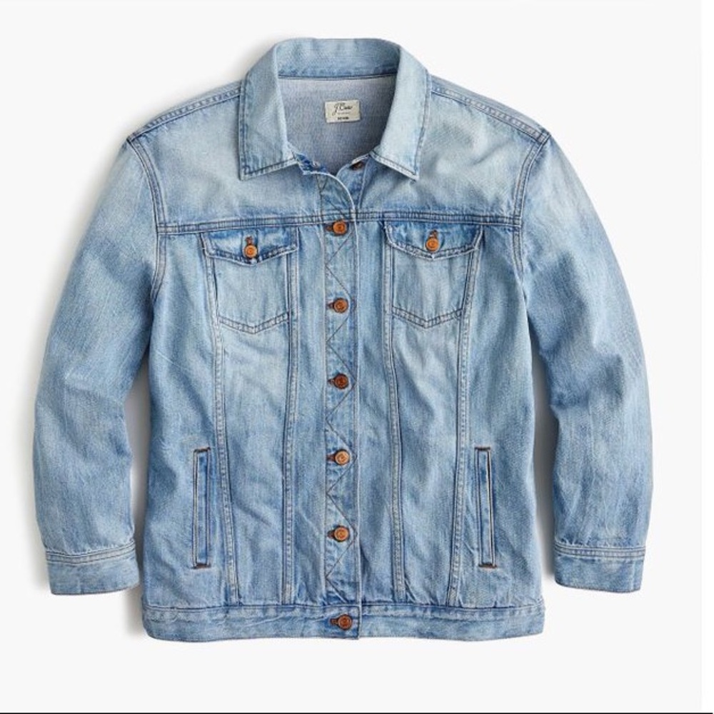 JCrew oversized denim jacket Medium